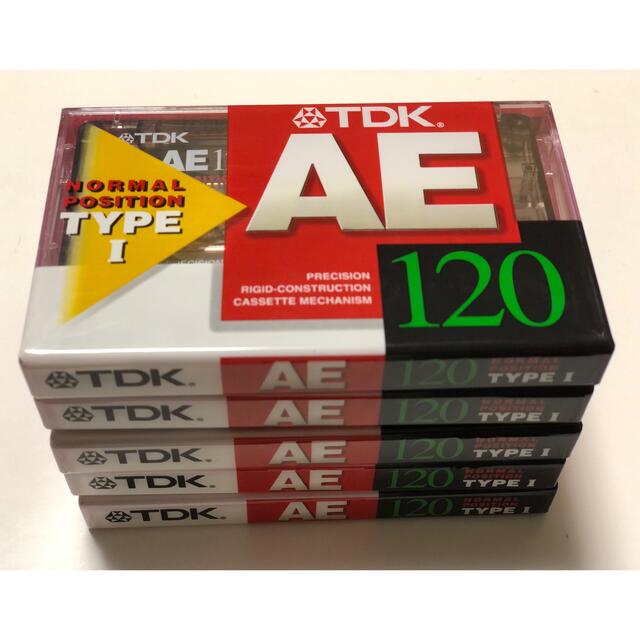 TDK(ティーディーケイ)のTDK オーディオカセットテープ AE-120F 5本まとめセット エンタメ/ホビーのエンタメ その他(その他)の商品写真