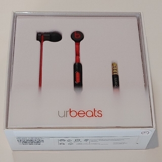 ビーツバイドクタードレ(Beats by Dr Dre)の新品　Beats by dr.dre ビーツ urBeats ブラック(ヘッドフォン/イヤフォン)