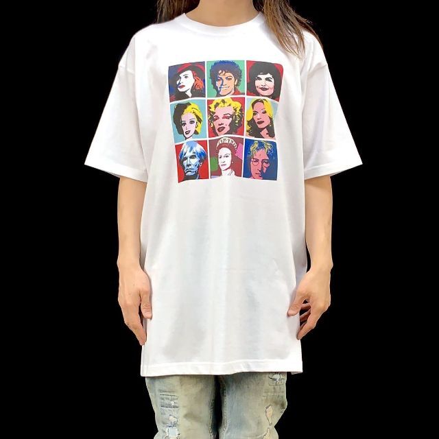 【ビッグ Tシャツ】新品 アンディウォーホル マリリンモンロー ポップ アート