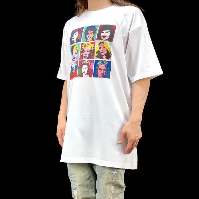 ビッグ Tシャツ】新品 アンディウォーホル マリリンモンロー ポップ
