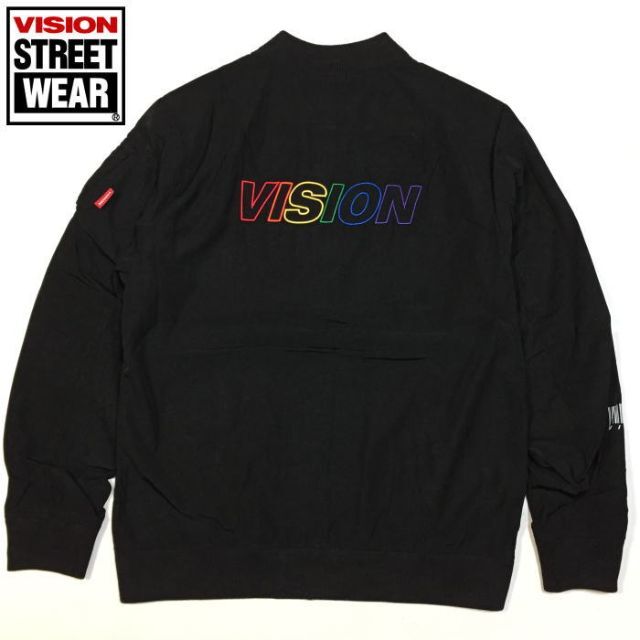 VISION STREET WEAR - 新品 正規 Ｍ ヴィジョン VISION 3D刺繍 MA-1 ...