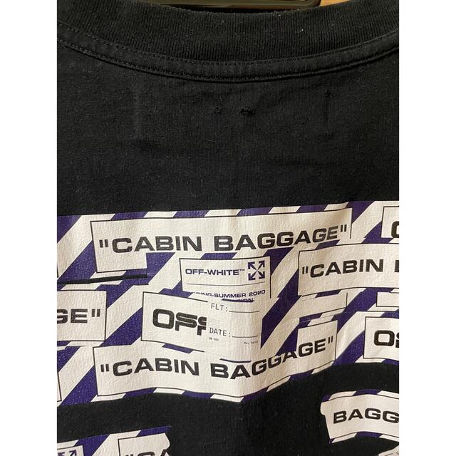 オフホワイト エアポートテープ tシャツ - Tシャツ/カットソー(半袖/袖
