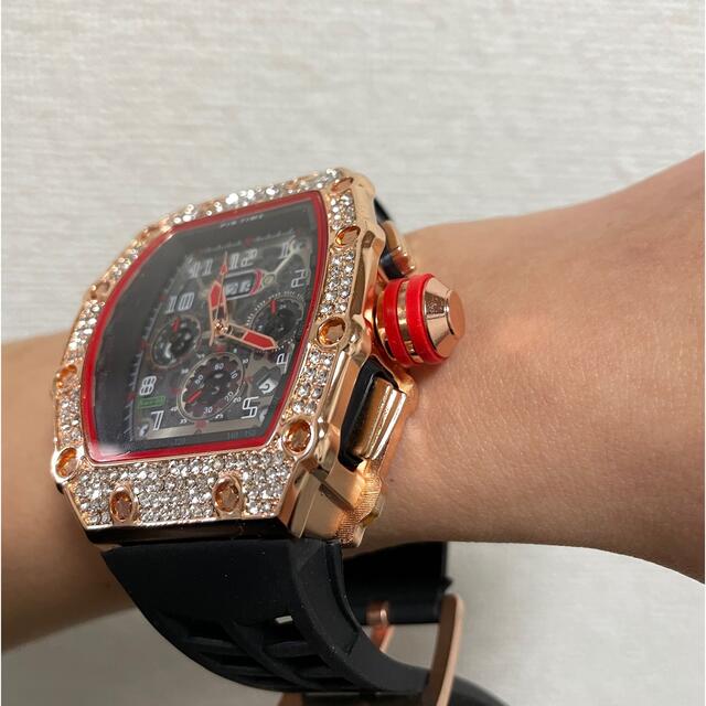 つけただけ 送料無料 by ボルサリ's shop｜ラクマ 新品未使用メンズ高級ジュエリー腕時計 海外限定モデルの通販 ∖いています