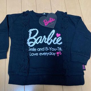 バービー(Barbie)の新品タグ付き　Barbieトレーナー　90サイズ(Tシャツ/カットソー)