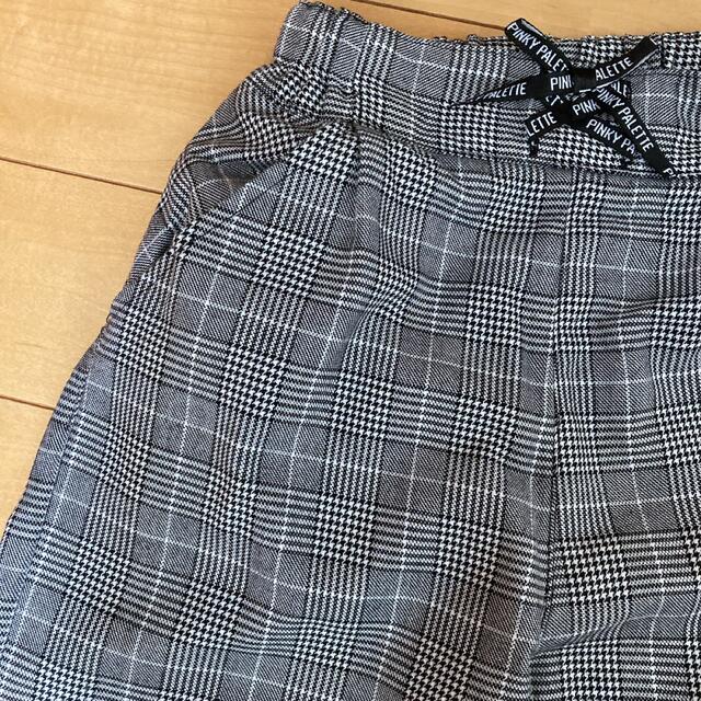 チェックパンツ150 キッズ/ベビー/マタニティのキッズ服女の子用(90cm~)(パンツ/スパッツ)の商品写真