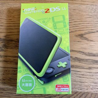 ニンテンドー2DS(ニンテンドー2DS)の【新品/未使用/生産終了品】NEW ニンテンドー 2DS LL ブラック×ライム(携帯用ゲーム機本体)