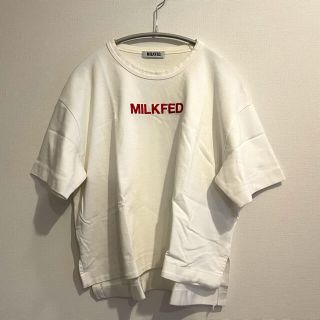 ミルクフェド(MILKFED.)の【MILKFED.】ミルクフェド　ロゴTシャツ(Tシャツ(半袖/袖なし))