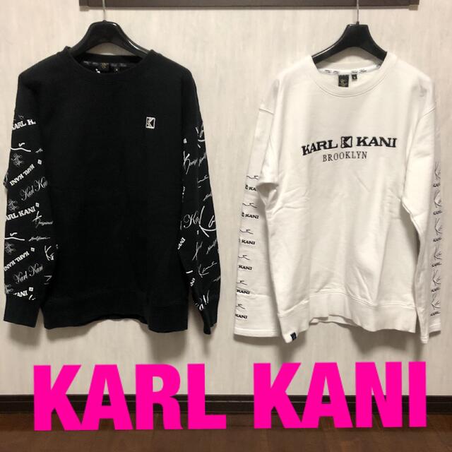 Karl Kani(カールカナイ)のKARL KANI  トレーナー　ホワイト単品 メンズのトップス(スウェット)の商品写真