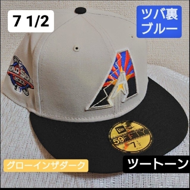 畜光 ニューエラ 59fifty ダイヤモンドバックス 7 1/2 ストーンのサムネイル