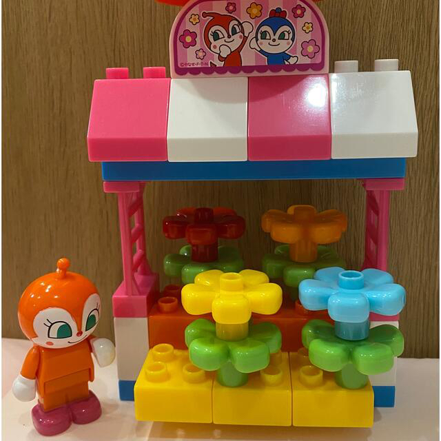 BANDAI - アンパンマンとみんなのおみせ たっぷりブロックDX お BANDAI - アンパンマンとみんなのおみせ たっぷりブロックDX お
