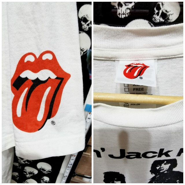 HYSTERIC GLAMOUR(ヒステリックグラマー)の★激レア★ヒステリックグラマー×Rolling StonesコラボTシャツ　M メンズのトップス(Tシャツ/カットソー(半袖/袖なし))の商品写真