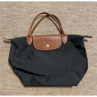 ロンシャン(LONGCHAMP)のロンシャン　バック　黒(ハンドバッグ)