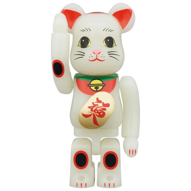 BE@RBRICK 招き猫 福入 蓄光 100％ 新品