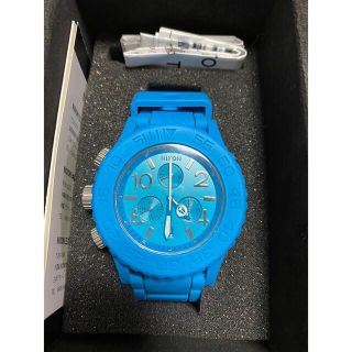 ニクソン(NIXON)のNIXON 42-20 CHRONO RUBBER BLUE(腕時計(アナログ))