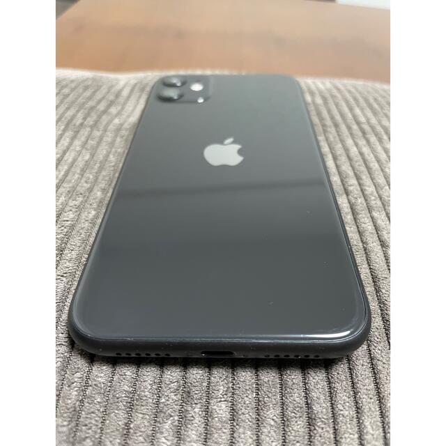 iPhone(アイフォーン)の【美品】SIMフリー iPhone11 128GB ブラック スマホ/家電/カメラのスマートフォン/携帯電話(スマートフォン本体)の商品写真
