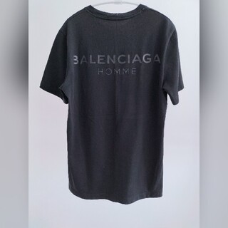 バレンシアガ(Balenciaga)のBALENCIAGA バレンシアガ バックロゴTシャツ サイズXS(Tシャツ/カットソー(半袖/袖なし))