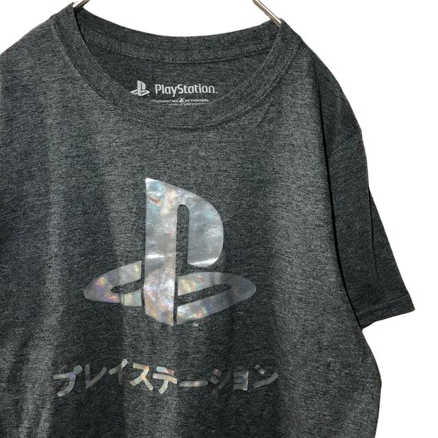 PlayStation(プレイステーション)の【入手困難】プレイステーション PS Tシャツ グレー カットソー 古着 メンズのトップス(Tシャツ/カットソー(半袖/袖なし))の商品写真