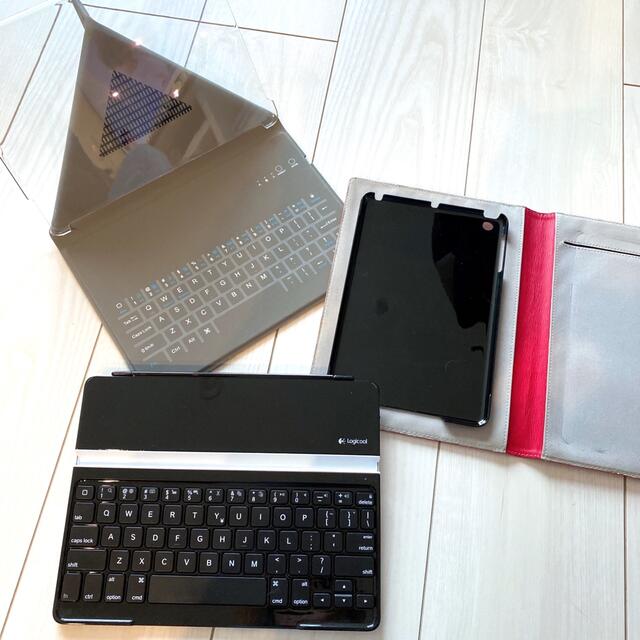 Logicool】iPad☆ mini☆手帳型ケース キーボード 3点セット♡ 贅沢