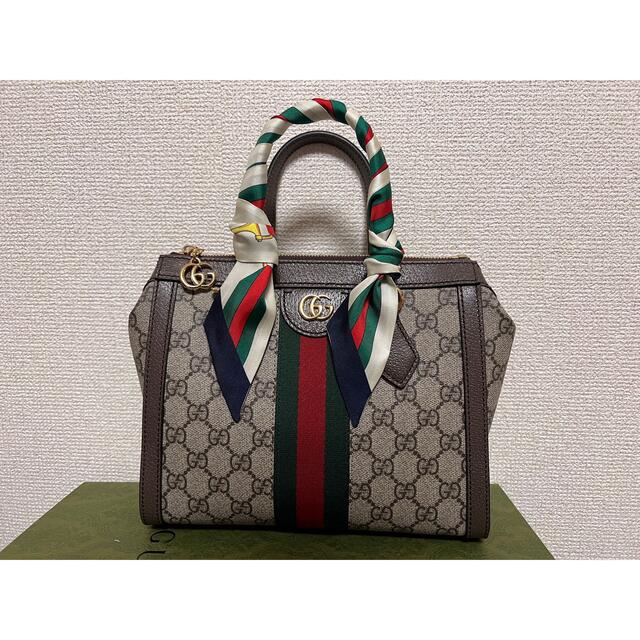 大特価!!】 Gucci - トートバッグ スカーフ付き スモール グッチ