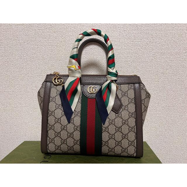 絶品】 - Gucci グッチ 〔オフィディア〕GG トートバッグ スカーフ付き