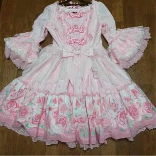 アンジェリックプリティー(Angelic Pretty)のAngeric pretty romantic rose letter ドレス(ひざ丈ワンピース)