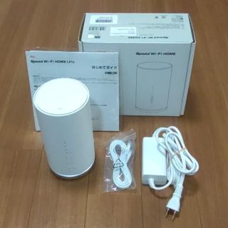 ファーウェイ(HUAWEI)のHuawei Speed Wi-Fi HOME L01s HWS32 ホワイト(PC周辺機器)