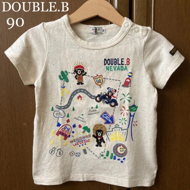 3点専用！ミキハウス　ダブルビー  半袖　シャツ　Tシャツ　ビー君　春　夏キッズ服男の子用(90cm~)