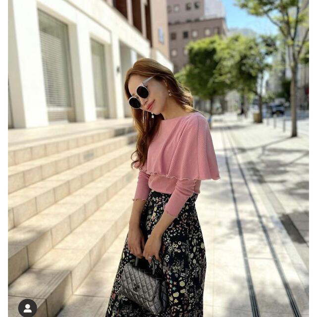 未開封　BayBee cape rib tops(pink) レディースのトップス(ニット/セーター)の商品写真