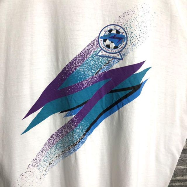 adidas(アディダス)のアディダスオリジナルス☆Tシャツ デカロゴ 古着ゆるだぼUSA製90s m36. メンズのトップス(Tシャツ/カットソー(半袖/袖なし))の商品写真