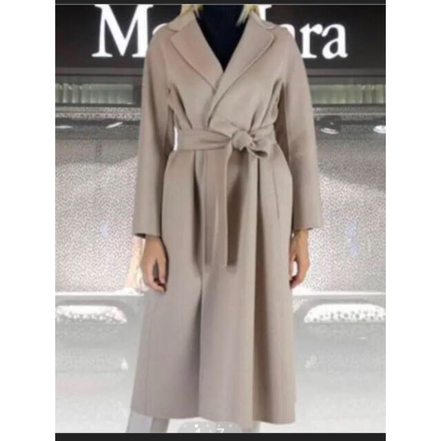 美品 ☆S MaxMara ☆ESTURIA ヴァージンウールコート38