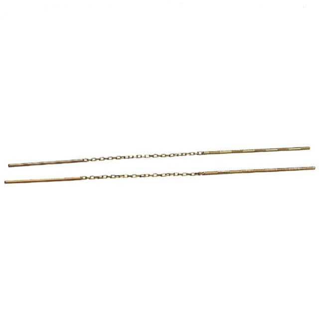 【新品】10金/k10/ポスト/ロングタイプ/イエローゴールド/アメリカンピアス