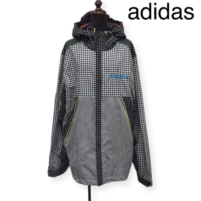 adidas アディダス チェック柄 ウインドブレーカー ジャケット ブルゾン | フリマアプリ ラクマ