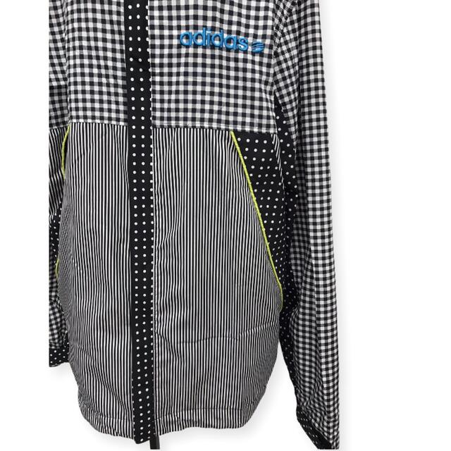 adidas アディダス チェック柄 ウインドブレーカー ジャケット ブルゾン