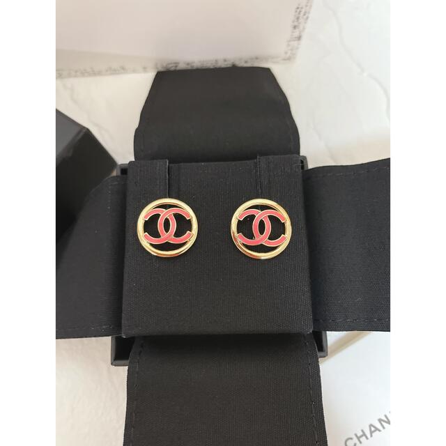 お値下げ 新品未使用 CHANEL シャネル ピアス 希少 ピンク プレミアム