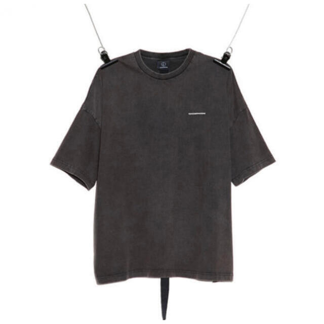 PEACEMINUSONE(ピースマイナスワン)のPMO VINTAGE T-SHIRT #1 CHARCOAL GREY メンズのトップス(Tシャツ/カットソー(半袖/袖なし))の商品写真