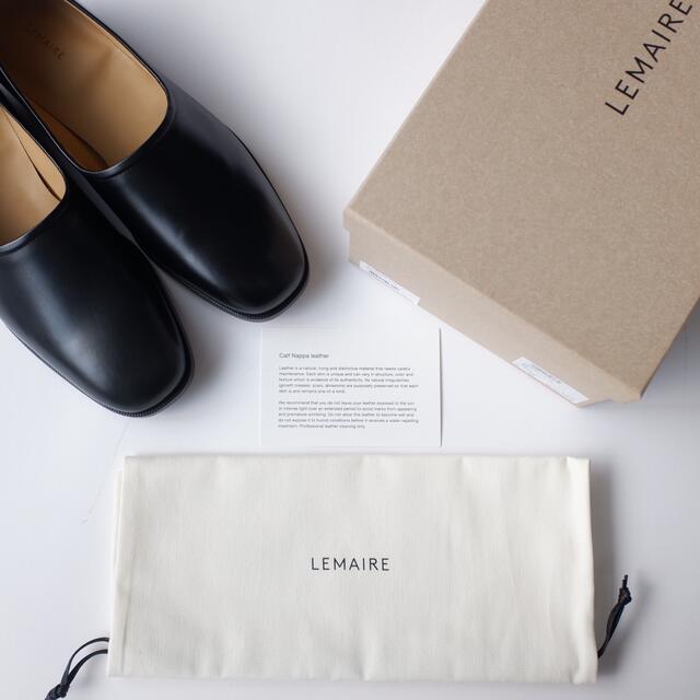 新品正規品 lemaire レザーシューズ