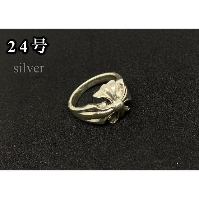 シルバー925リング クロス　十字架　銀　指輪　silver92524号きおこ メンズのアクセサリー(リング(指輪))の商品写真