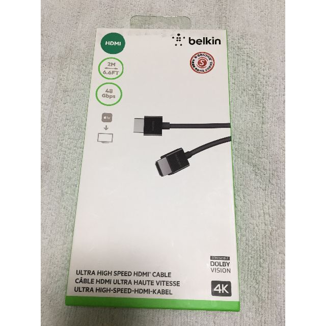 ○送料無料○ belkin HDMLケーブル