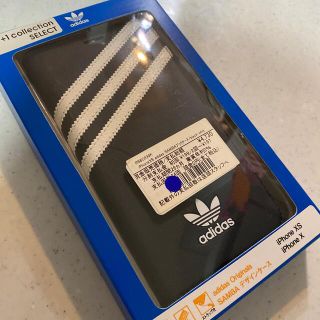 アディダス(adidas)のadidas アディダス　iPhoneカバー　手帳型(iPhoneケース)