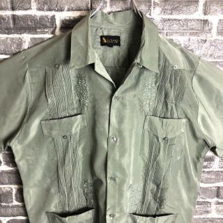 キューバシャツ 古着 ゆるだぼ 90sアースカラー希少オープンカラー ... キューバシャツ ゆるだぼ 90sアースカラー希少オープンカラー m66 .