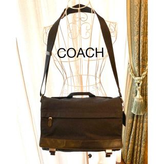 コーチ(COACH)の【コーチ】COACH ・メッセンジャーバッグ・A4サイズ収納可(ビジネスバッグ)