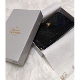 ヴィヴィアンウエストウッド(Vivienne Westwood)の新品　未使用☆　ヴィヴィアンウエストウッド　長財布　エナメル　黒(財布)