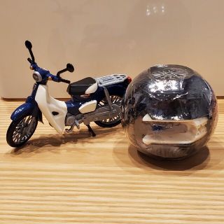 スーパーカブ50　ガチャ　青(三輪車/乗り物)