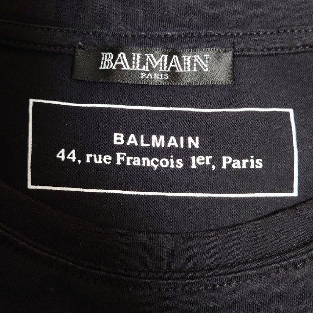 BALMAIN(バルマン)のBALMAIN PARIS バルマン ロゴ Tシャツ メンズのトップス(Tシャツ/カットソー(半袖/袖なし))の商品写真