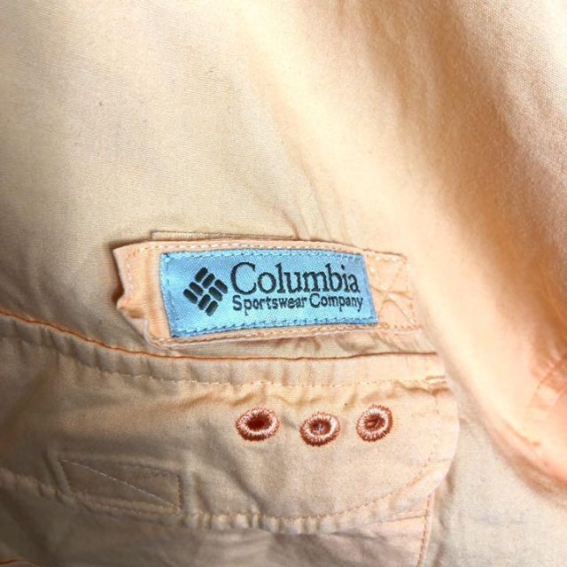 Columbia(コロンビア)のコロンビア☆フィッシングシャツ 古着 ゆるだぼ 90s 企業刺繍ゆるだぼ l13 メンズのトップス(シャツ)の商品写真