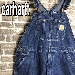 カーハート(carhartt)のカーハート☆オーバーオール 古着 ゆるだぼ 90s ワンポイントロゴ o84.(サロペット/オーバーオール)