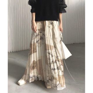 アメリヴィンテージ(Ameri VINTAGE)のAMERI HOLLY VINTAGE PLEATS SKIRT S 新品(ロングスカート)