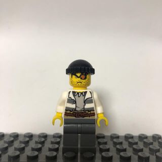 レゴ(Lego)のレゴ シティ ミニフィグ 犯人 泥棒 作業員 隻眼 ニット帽 LEGO(その他)