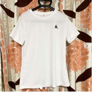 ルコックスポルティフ(le coq sportif)のTシャツ　半袖　レディース  ルコック　トップス　白　ホワイト　春　夏　速乾(Tシャツ(半袖/袖なし))