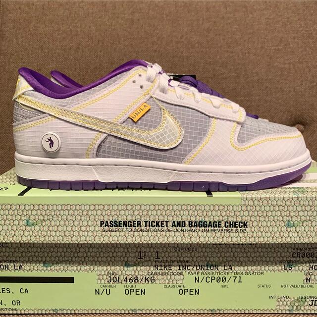 NIKE(ナイキ)のUNION × NIKE DUNK LOW COURT PURPLE メンズの靴/シューズ(スニーカー)の商品写真